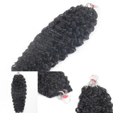 Extensions de Cheveux Humains Tressés au Crochet Plume Douce Boucles Birmanes