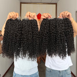 Extensions de cheveux humains Soft Feather Crochet 3C Curly 100g pour tresses