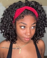 Curly Baby Hair 13x6 Naturel 4C Edge Skin Melt Lace Frontal Perruque Bob Bouclée Coily