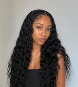 Lagos Hairline Perruque Loose Wave avec Frontal en dentelle Skin Melt préformée en M 13x6