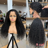 Perruque Cheveux Naturels Bouclés Profonds Lagos Hairline Skin Melt 360 Dentelle invisible