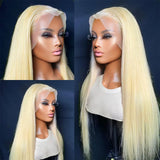 {50 % de réduction} Perruque Lace Front 13x4 Blonde 613 Cheveux Humains | Lisse et Soyeux