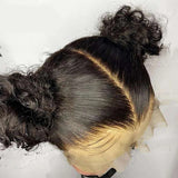 Perruque frisée en cheveux humains Full Lace, sans nœuds, pré-épilée