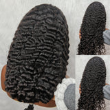 Perruque de boucles birmanes Full Lace avec faux cuir chevelu, pré-épilée, en cheveux humains vierges
