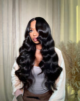 Perruque Lace Front Cheveux Remy Cuticule Platine Vierge Qualité Supérieure Ondulée Body Wave