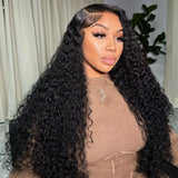 Grace| Preplucked Virgin Human Hair Lace Wig | Deep Curly