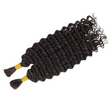 Extension de cheveux naturels ondulés en vrac pour tresses sans nœuds bohèmes