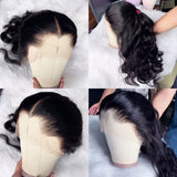 Lagos Hairline Perruque Loose Wave avec Frontal en dentelle Skin Melt préformée en M 13x6