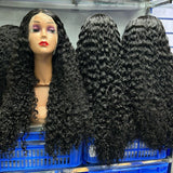 {Vente Flash} Perruque Lace Front 13x4|13X6 Cheveux Humains Densité 250% | Boucles Birmanes