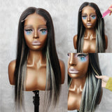 Celine| Perruque Lace Wig 5x5 Closure avec Effet Peau Nue en Dentelle Suisse