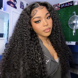 {Vente Exceptionnelle} Perruque Lace Transparente 4X4/13x4 Cheveux Humains 250% Bouclés