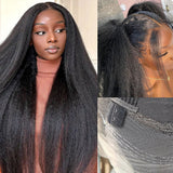 Perruque frontale en cheveux naturels avec dentelle complète invisible Skin Melt | 360 Lace | Sangle réglable | Cheveux crépus