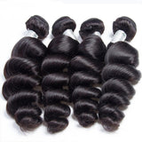 Extensions de cheveux en tresses de cheveux humains de haute qualité, ondulées lâches