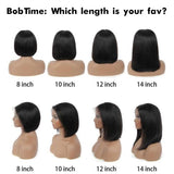 {50 % de réduction} Perruque Lace Front 13x6 Cheveux Humains 250 % Lisses Carré