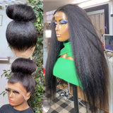 Perruque Lace Front Cheveux Humains Texture Crépue Effet Skin Melt Délicat sur Toute la Dentelle