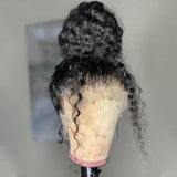 {Vente Flash} Perruque Lace Front 360 Cheveux Humains 250% Invisible avec Bracelet Vague Profonde