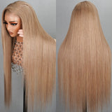 Perruque Lace Front Cheveux Humains Blonds Cendrés Lin 13x4/13x6 Prédécoupée