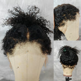Lagos Hairline Perte de Peau Dentelle L Hairline Perruque Frontale Cheveux Humains Bords Fluffy | Birman Bouclé Crépus