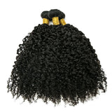 Tissages bouclés crépus birmans, extensions de cheveux naturels de haute qualité