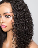 Perruque Frontale en Dentelle 13x6, Cheveux Humains Pré-épilés, Effet Fondant sur la Peau 2 en 1 | PERUQUE RÉVERSIBLE ONDULEE ET HUMIDE