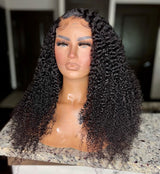{Soldes Exceptionnels} Perruque Lace Transparente 4X4/13x4 Cheveux Humains 250% Kinky Curly
