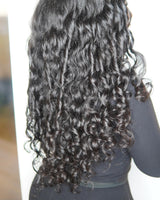 Perruque de Cheveux Humains en Dentelle Chevelure Délicate Indian Wave Full Lace (Bonnet Entièrement en Dentelle) Skin Melt