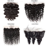 Cheveux ultra-fins pré-épilés effet fondu pour perruque Lace Frontale 13x4, diverses textures ondulées (non une perruque complète)