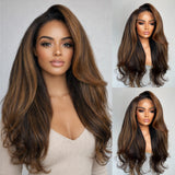 Perruque Yaki ondulée en cheveux humains, bonnet ajusté 9x6/13x6, pré-épilée avec mèches