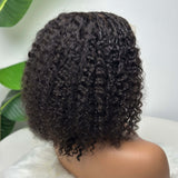 Perruque Lace Front pré-tressée 5x5 HD Skin Melt Glueless en cheveux humains