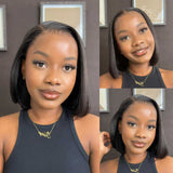 {50 % de réduction} Perruques Bob frontales Boutique Skin Melt Lace + Délicates Hairline