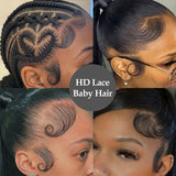 Bande adhésive dentelle suisse pour baby hair x2