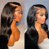 Perruque Lace Frontale en Cheveux Humains, 13x6 3D FULL FRONTAL Skin Melt Lace Pré-épilée | Ondulée