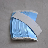 Bandes adhésives imperméables double face bleues pour perruques en dentelle