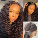 {Vente Éclair} Perruque Lace Frontale 13x6 3D Cheveux Humains Pré-épilés Effet Peau Fonte | Onde Lâche