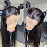 Perruque lace front en cheveux humains, 13x6 3D FULL FRONTAL, avec effet fondu sur la peau et pré-épilée | Lisse