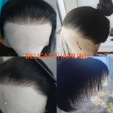 Ebony | Perruque Lace Frontale 360 en Cheveux Humains Brun Cuivré Ombré Fondu