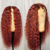 ANILA | Ginger Orange Preplucked Virgin Human Hair Lace Wig