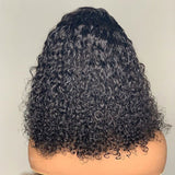 Jenny | Perruque Lace Front BOB en Cheveux Humains Vierge Pré-plumée Densité 250% | Bouclés Crépu