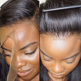NEW Skin Melt Full Lace Silk Straight Wig Invisible Swiss Lace+ Invisible Knots