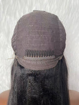 {LAST-PIECE-CLEARANCE} 13x6 Fitted Skin Melt Lace Yaki Straight Human Hair Wig