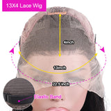 {Achetez-en 1, obtenez-en 1 gratuit} Perruque Lace Front 13X4 en cheveux humains avec dentelle transparente, coupe Body Wave