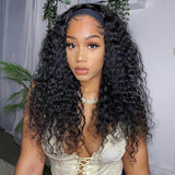 Perruque Bandeau Sans Colle Cheveux Humains Vierge Onde Eau