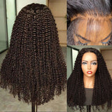 9x6 Perruque en dentelle frontale HD sans colle avec cheveux humains, pré-coupée, Lace Melt et prête à porter, PartingMax | Kinky Curly