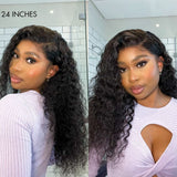 Cardi | Perruque Cheveux Naturels Water Wave Pré-épilée Lace Frontale 360