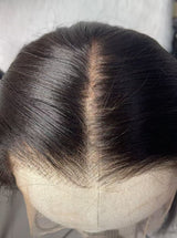 {LAST-PIECE-CLEARANCE} 13x6 Fitted Skin Melt Lace Yaki Straight Human Hair Wig