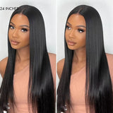 Nouvelle Perruque Lace Closure HD Pré-Coupée 3D TrueFit Lisse avec Cordon de Serrage et Bretelles Verticales