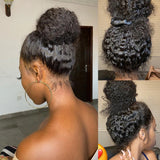 Bella| Perruque 360 Lace front en cheveux vierges naturels pré-épilés | Frisés crépus