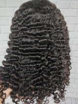 {Vente exceptionnelle} Perruque Lace Bob bouclée cheveux naturels boucles birmanes pré-épilée