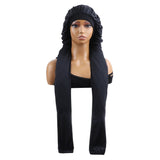 Bonnets de nuit 2-en-1 pour cheveux longs et tresses - Protection pour cheveux longs et tresses