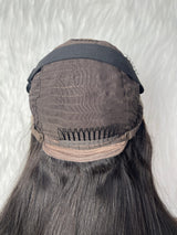 {DESTOCKAGE-DERNIÈRE-PIÈCE} Perruque Lace Front Lisse en Cheveux Humains HD 13x6 Sans Nœuds